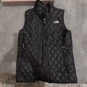 The North Face Black Quilted Vest